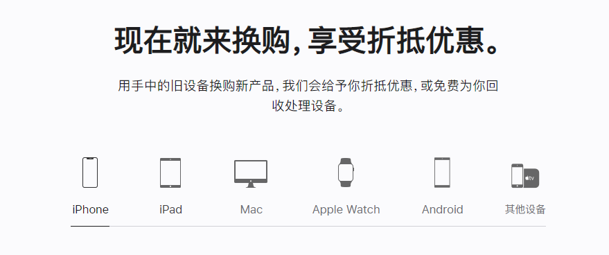 南郑苹果手机维修分享iPhone以旧换新的去处 