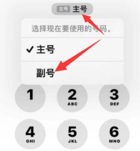 南郑苹果14维修店分享iPhone 14 Pro Max使用副卡打电话的方法 