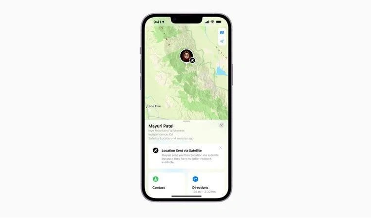 南郑苹果14维修分享iPhone14系列中 FindMy功能通过卫星分享位置方法教程 