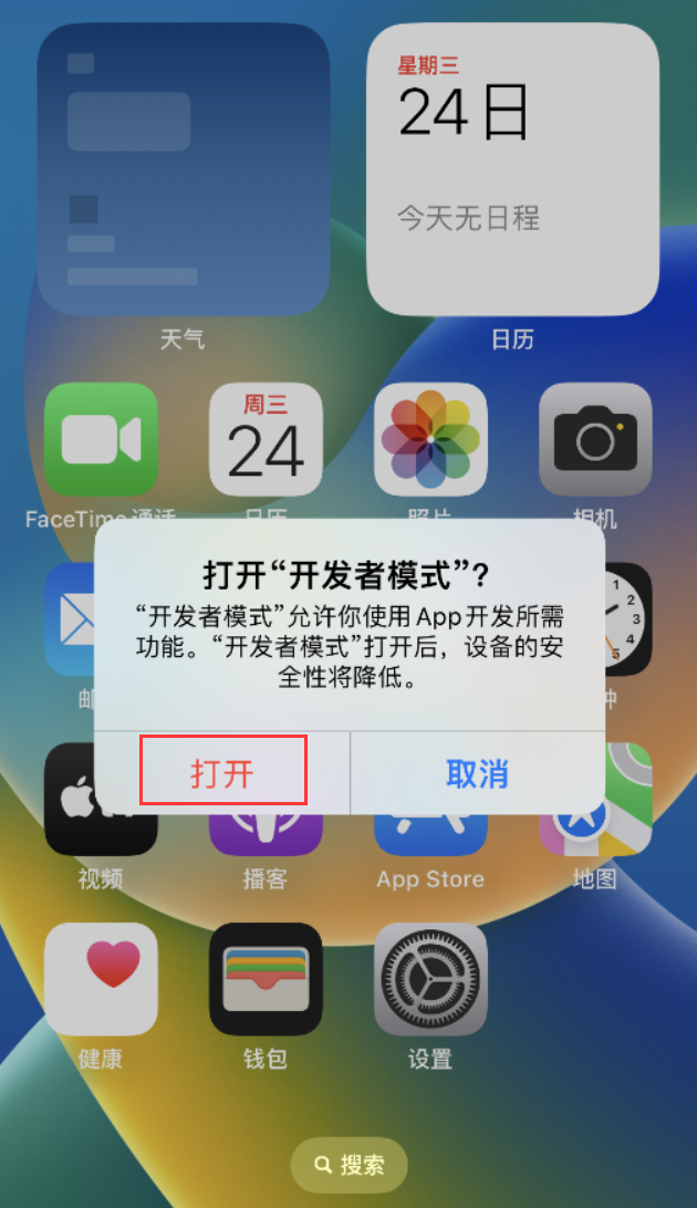 南郑苹果手机维修分享如何打开开发者模式 