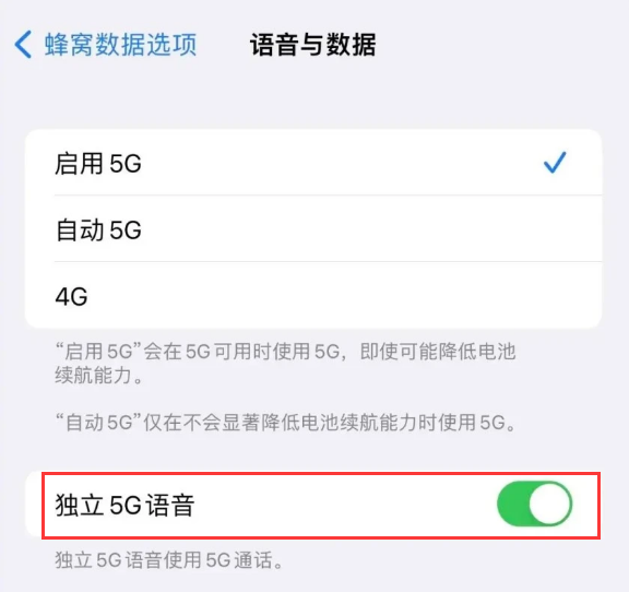 南郑苹果14维修分享iPhone 14 Pro如何开启VoNR 