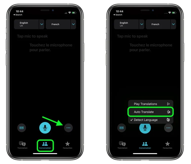 南郑苹果手机维修分享iOS 15 “翻译” App 新改进 